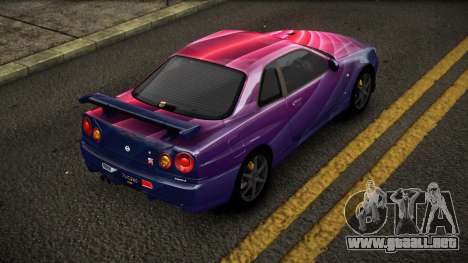 Nissan Skyline R34 Erxah S10 para GTA 4