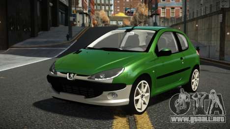 Peugeot 206 Poboh para GTA 4