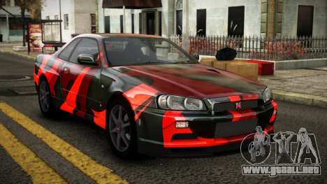 Nissan Skyline R34 Erxah S7 para GTA 4