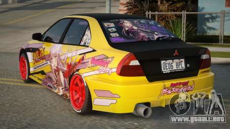 Mitsubishi Lancer Evolution VI GSR 99th para GTA San Andreas