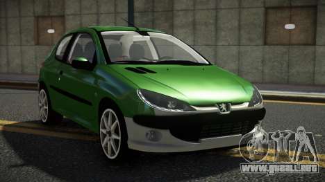 Peugeot 206 Poboh para GTA 4