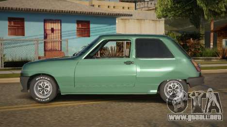 Renault 5 72th para GTA San Andreas