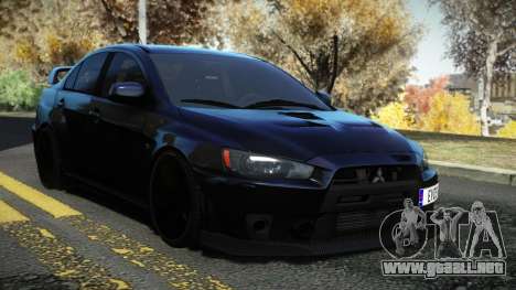 Mitsubishi Lancer Evolution X Recaka para GTA 4