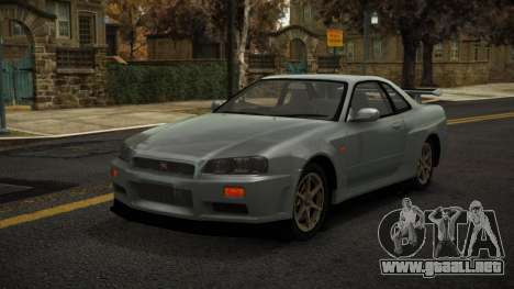 Nissan Skyline R34 Banafufa para GTA 4