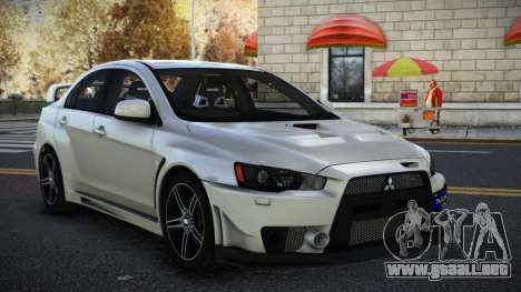 Mitsubishi Lancer Evolution X Ruwminih para GTA 4