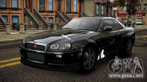 Nissan Skyline R34 Erxah S4 para GTA 4