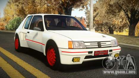 Peugeot 205 Raufe para GTA 4