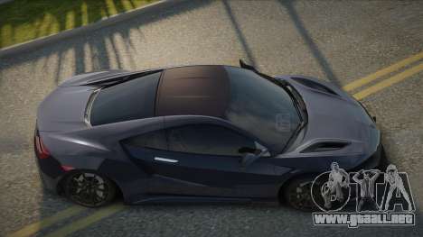 Acura NSX 17th para GTA San Andreas