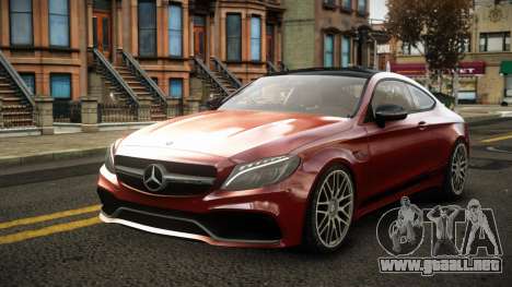 Mercedes-Benz C63S AMG Isol para GTA 4