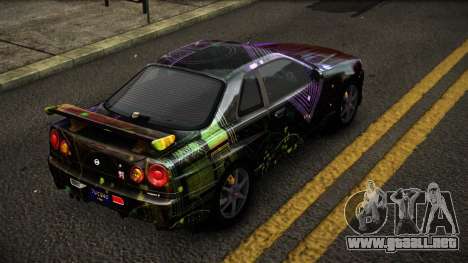 Nissan Skyline R34 Erxah S3 para GTA 4