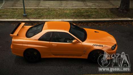 Nissan Skyline R34 Kazu para GTA 4