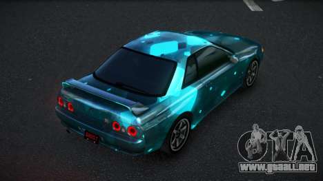 Nissan Skyline R32 Lanie S9 para GTA 4