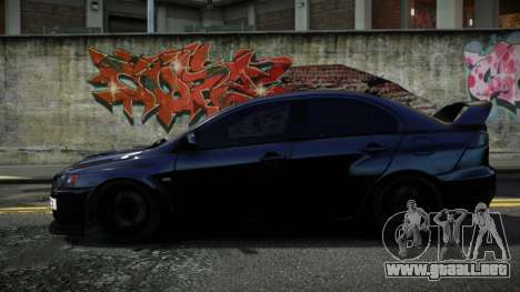 Mitsubishi Lancer Evolution X Recaka para GTA 4