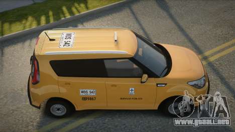 Kia Soul Taxi 15th para GTA San Andreas