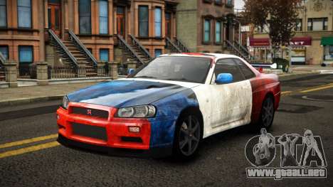 Nissan Skyline R34 Erxah S12 para GTA 4