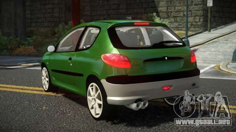 Peugeot 206 Poboh para GTA 4