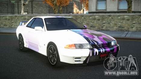 Nissan Skyline R32 Lanie S8 para GTA 4