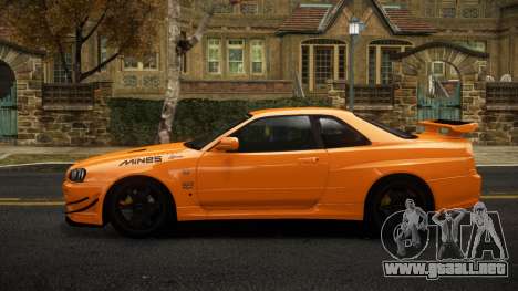 Nissan Skyline R34 Kazu para GTA 4