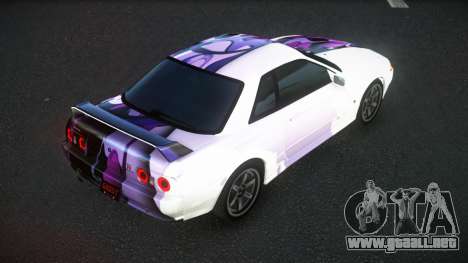 Nissan Skyline R32 Lanie S8 para GTA 4