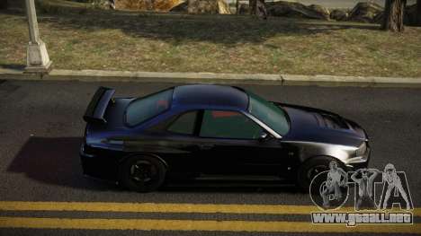 Nissan Skyline R34 Mirvavixe para GTA 4