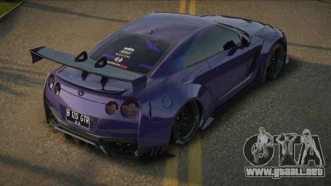 Nissan GTR R35 Anielth para GTA San Andreas