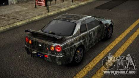 Nissan Skyline R34 Erxah S5 para GTA 4