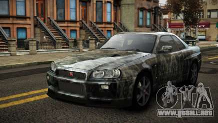 Nissan Skyline R34 Erxah S5 para GTA 4