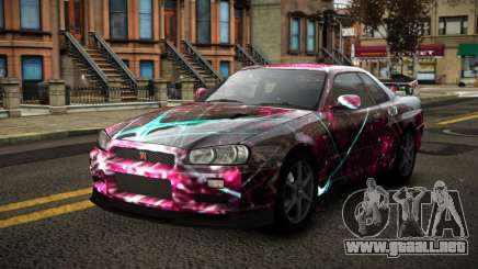 Nissan Skyline R34 Erxah S6 para GTA 4