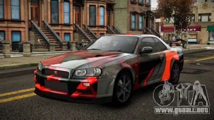 Nissan Skyline R34 Erxah S7 para GTA 4