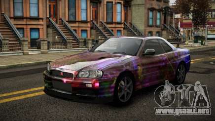Nissan Skyline R34 Erxah S3 para GTA 4