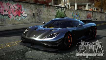 Koenigsegg Agera One Xuvey para GTA 4