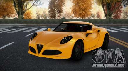 Alfa Romeo 4C Wadre para GTA 4