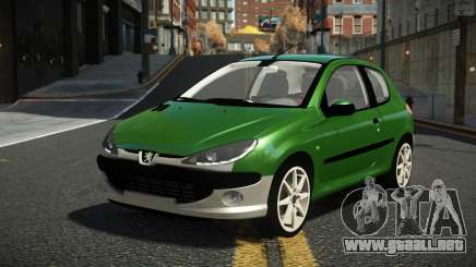 Peugeot 206 Poboh para GTA 4