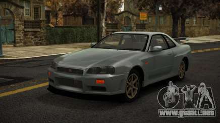 Nissan Skyline R34 Banafufa para GTA 4