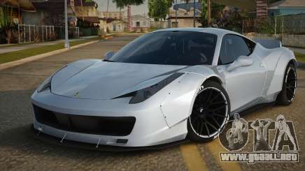 Ferrari 458 LBW para GTA San Andreas