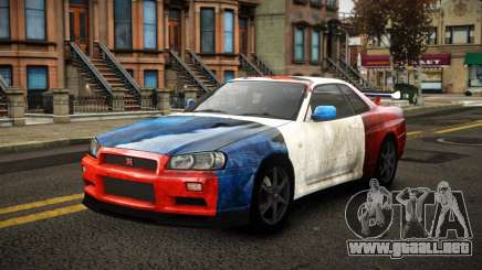 Nissan Skyline R34 Erxah S12 para GTA 4