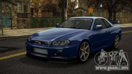 Nissan Skyline R34 Doofe para GTA 4