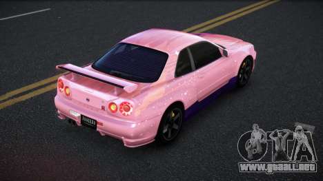 Nissan Skyline R34 Selyn S10 para GTA 4