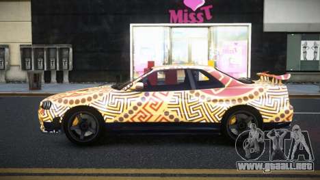 Nissan Skyline R34 Selyn S11 para GTA 4