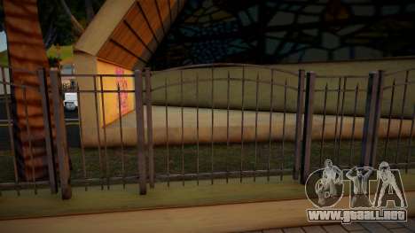 Valla metálica HD 3D (Actualizada) para GTA San Andreas