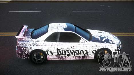 Nissan Skyline R34 Selyn S2 para GTA 4