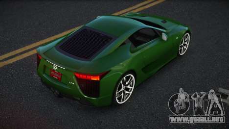 Lexus LFA Jenah para GTA 4