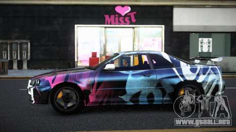 Nissan Skyline R34 Selyn S12 para GTA 4