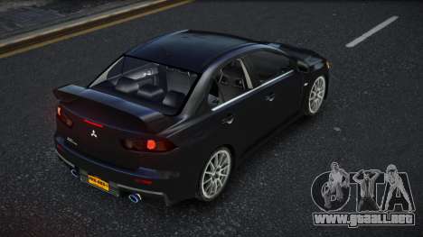 Mitsubishi Lancer Evolution X Bumuyajoq para GTA 4