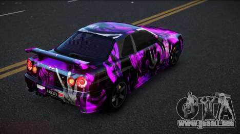 Nissan Skyline R34 Selyn S1 para GTA 4