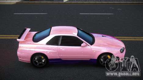 Nissan Skyline R34 Selyn S10 para GTA 4