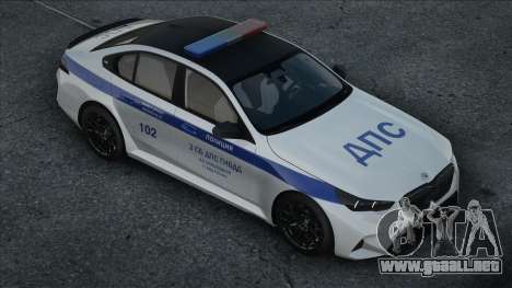 BMW M5 G90 Police para GTA San Andreas
