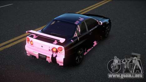 Nissan Skyline R34 Selyn S13 para GTA 4