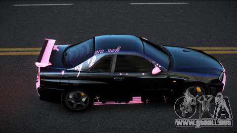 Nissan Skyline R34 Selyn S13 para GTA 4