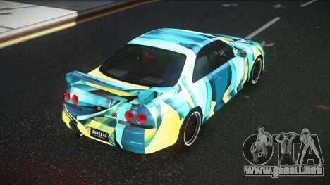 Nissan Skyline R33 Nala S1 para GTA 4